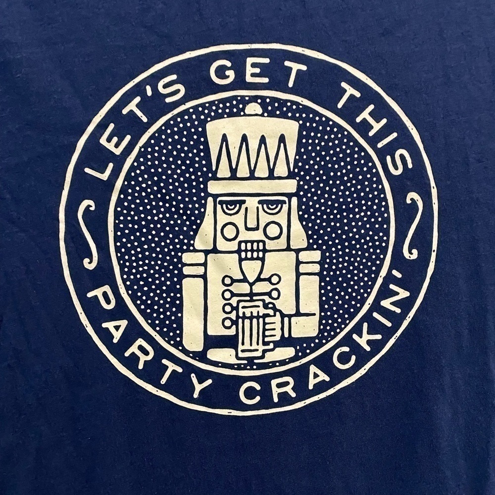 Old Navy Men Blue Graphic Short Sleeve Tee Shirt Size Large - Picture 3 of 5